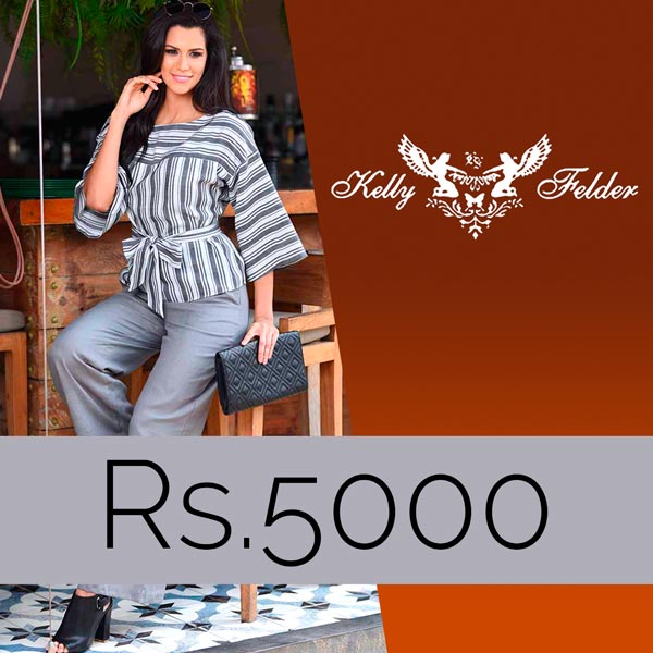 KELLY FELDER GIFT VOUCHER - RS.5000.00 - Clothing & Fashion - in Sri Lanka
